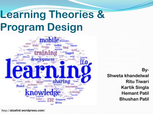 Learning theories and program design