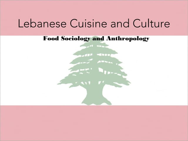 lebanese cusine and culture