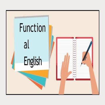 Functional English(What is functional English)