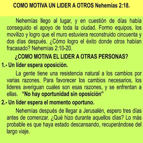 COMO MOTIVA UN LIDER A OTROS