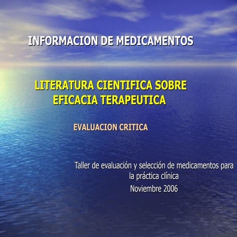 Lectura crítica de literatura científica
