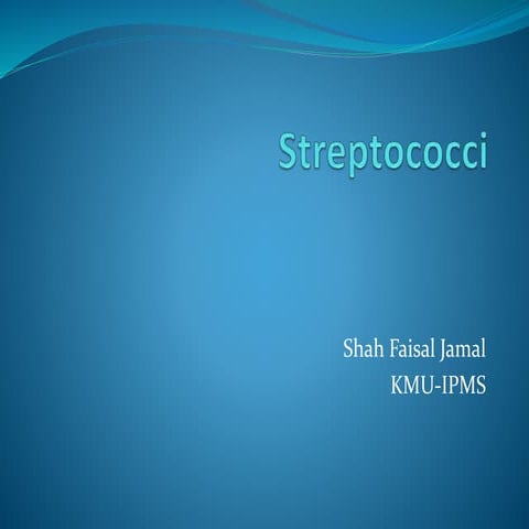 Streptococcus Microbiology Lecture 04 Kmu