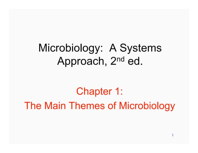 Lecture1.pdf The main themes of microbiology