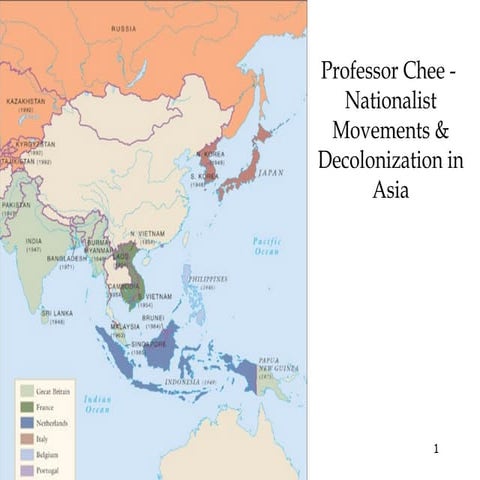 Lecture 11 - Nationalist Movements in Asia