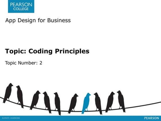 Lecture 2 coding_principles