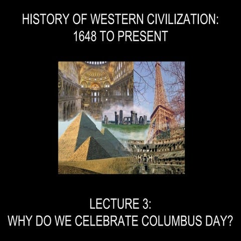 H114 Meeting 3: Why Do We Celebrate Columbus Day