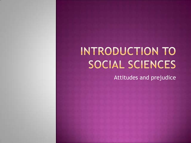 Lecture 7   attitudes