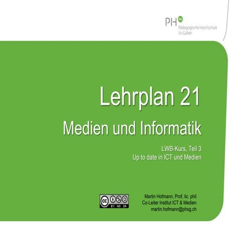Lehrplan 21 einführung
