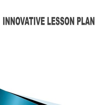 Lesson plan