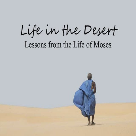 Lessons from the life of moses 4 lessons from the desert