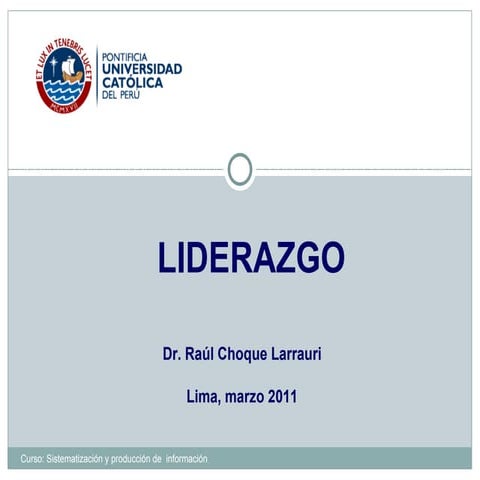 Liderazgo