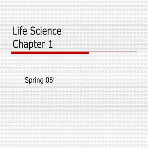 Life Science Chapt1 2