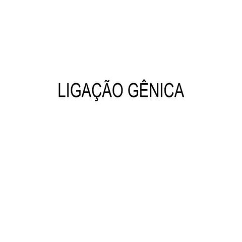 Ligacao genica