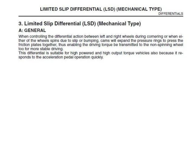 Limited slip differential