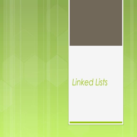 Linked lists by ammara siddiqui