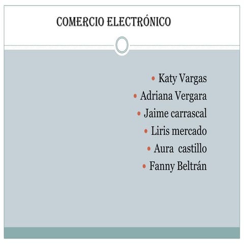 COMERCIO ELECTRONICO