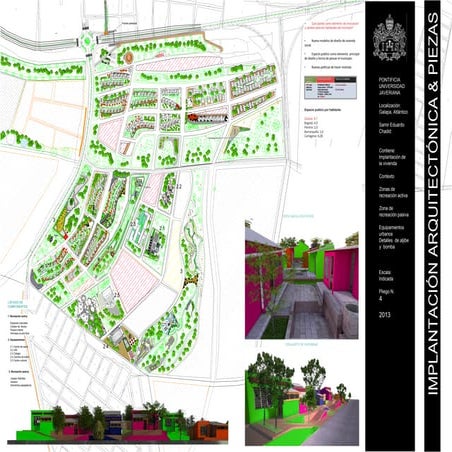 LAMINA 4 PROYECTO DE ARQUITECTURA EN GALAPA