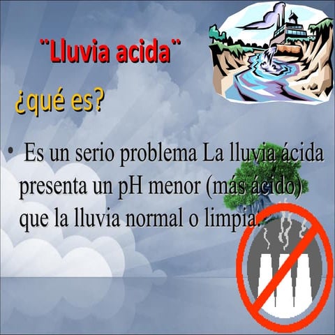 Lluvia acida