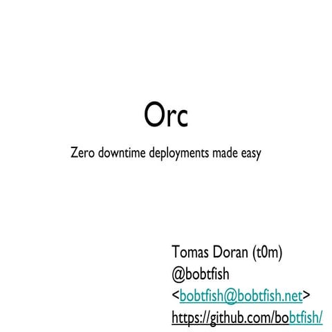 London devops - orc