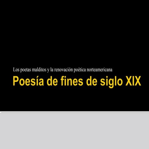 Los poetas malditos