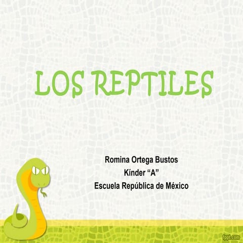 Los reptiles