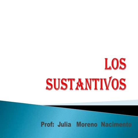 Los    sustantivos