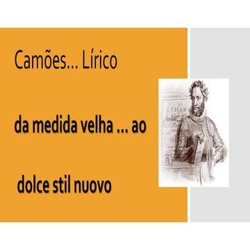 Lírica de Luís de Camões 