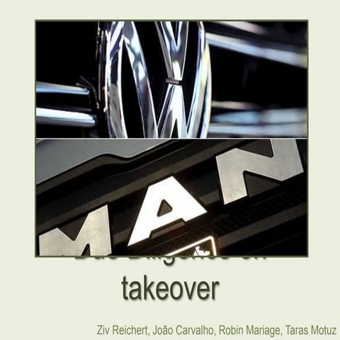 VW's Acquisition of MAN SE