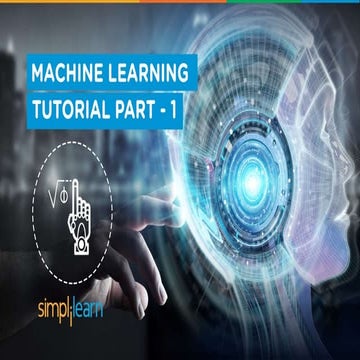 Machine Learning Tutorial Part - 1 | Machine Learning Tutorial For Beginners ...