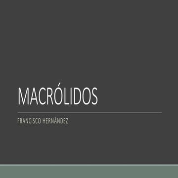 Macrolidos