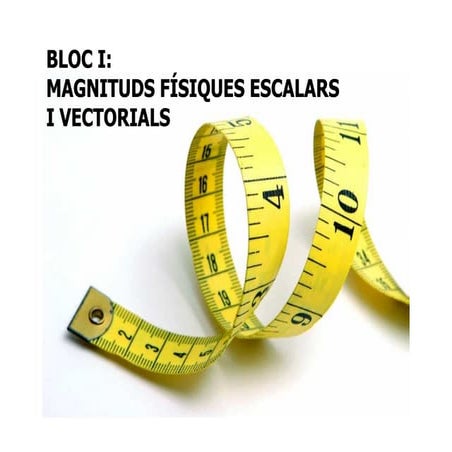 Magnituds físiques escalars i vectorials