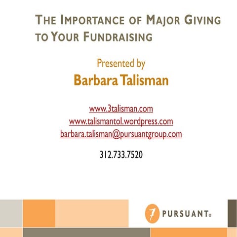 The Importance of Major Giving in Fundraising