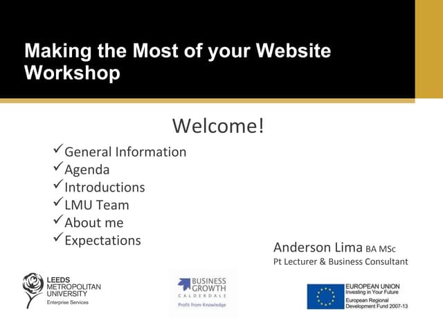 Making the most of your website
