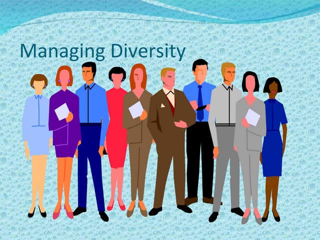 Managing Diversity. 441