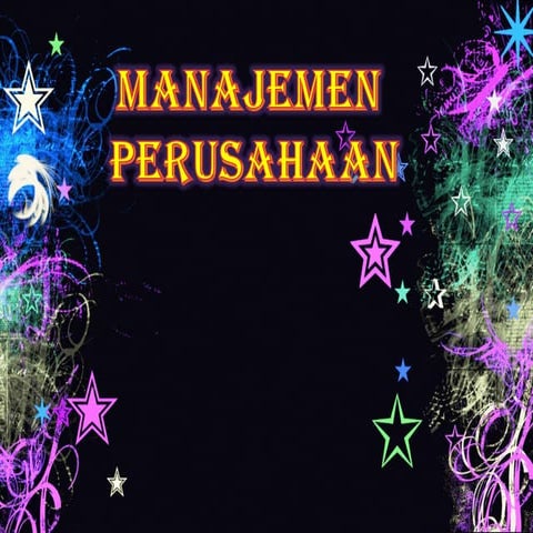 Manajemen perusahaan