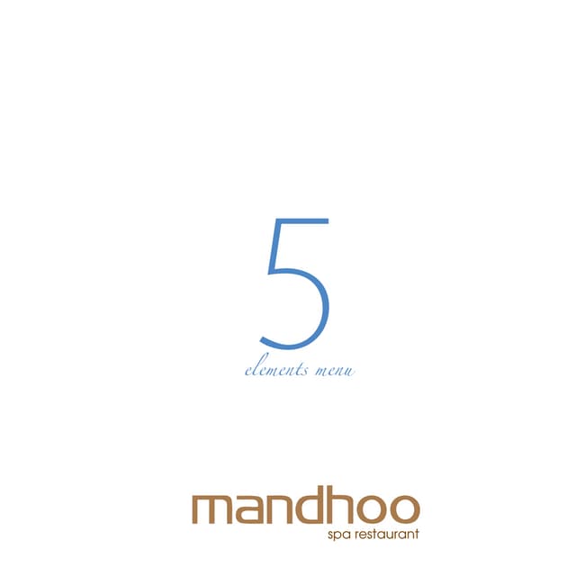 Mandhoo menu jan 2011