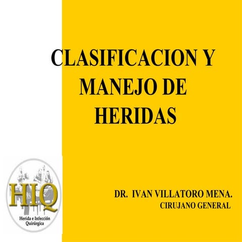 Manejo de heridas