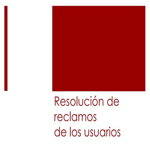 Manejo de reclamos