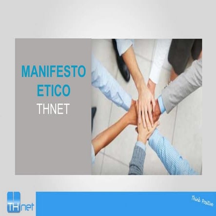 Manifesto Etico THNET