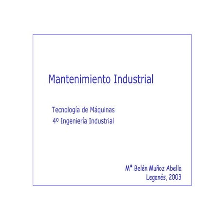 Mantenimiento