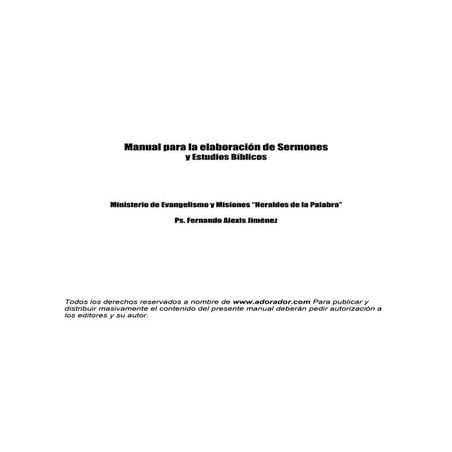 Manual de predicacion