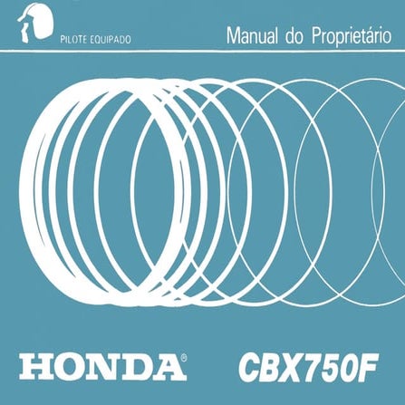 Manual do propietário cbx750 f 86_mpmj0871p