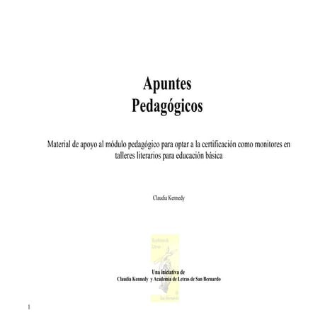 Manual Pedagogico