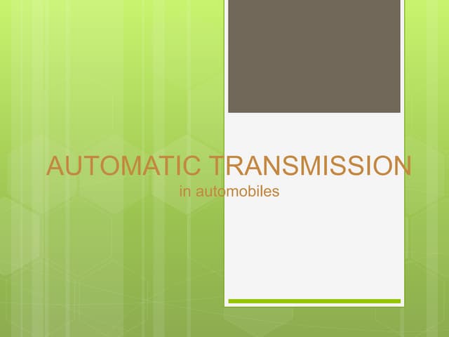 Automatic Transmission