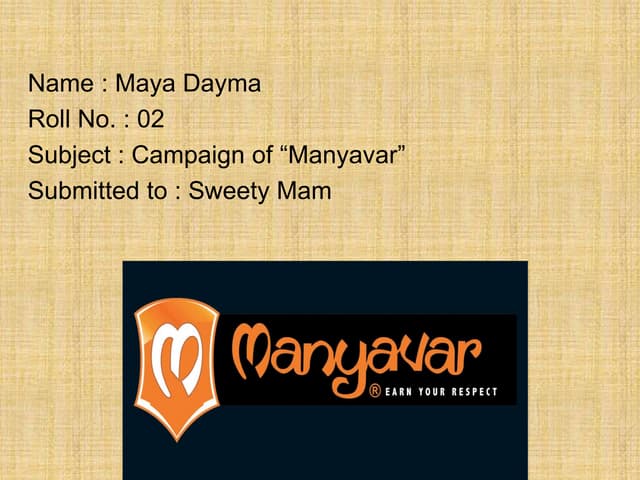 Manyavar advertising campaign