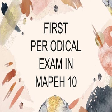mapeh 10 first quarter exam.pptx
