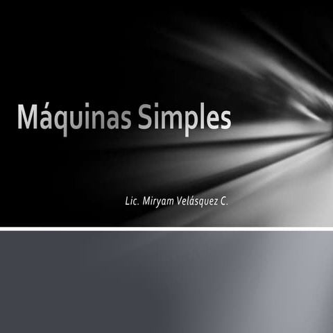 Maquinas simples