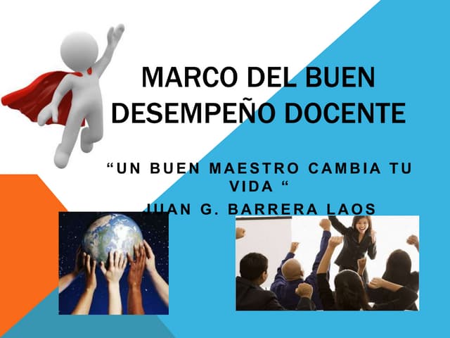 Marco del Buen Desempeño Docente