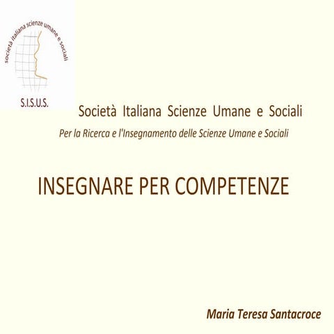 Insegnare per competenze