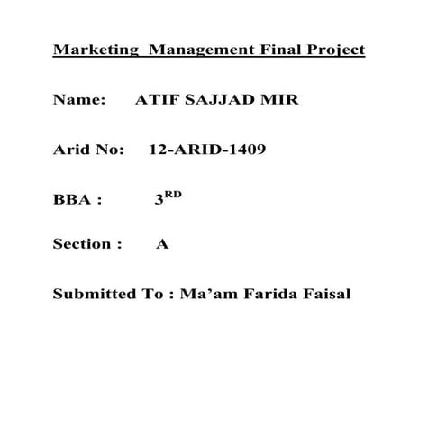 Dairy Milk vs Topmilk Chocolate Marketing Management Project